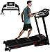 ISE Tapis de Course Inclinable Automatique Pliable, Tapis Course Electrique Motorisé 735W, Tapis de Marche 16KM/H Ecran LCD&12P, Tapis de Sport Fitness Course, Tapis Roulant Bluetooth à Domicile