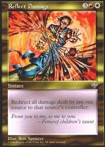 Carta Magic: The Gathering - Reflect Damage (Riflessione Del Danno) - Rareza R, Edición Mirage