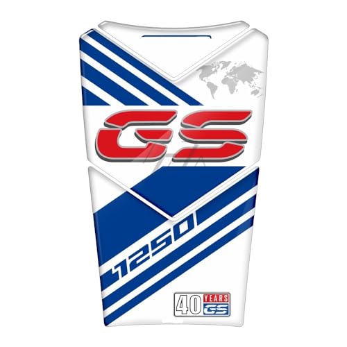 Autocollants de protection réservoir moto antidérapants R1250GS blanc