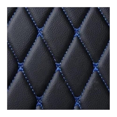 Tapis de coffre en cuir PU pour 718 de 2016 à 2022 finitions sur mesure noir et bleu