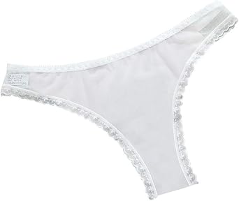 Sexy Lingerie Thong Transparent Low Breifs Womens Full Waist Ultra Thin Panties Outfits Role Play Casual Underwear