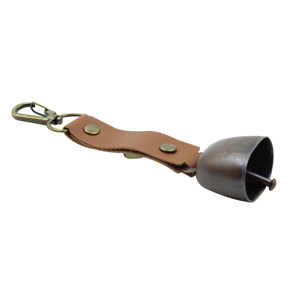 Sarini 2PCS Campana Emergencia Ahuyentar Osos Campana Oso Ruidosa Para Senderismo Camping Pesca Escalada Bicicleta Montaña Viaje