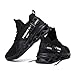 Nihaoya Running Shoes for Men Blade,Tennis Mens Shoes Monochrome All Black 12