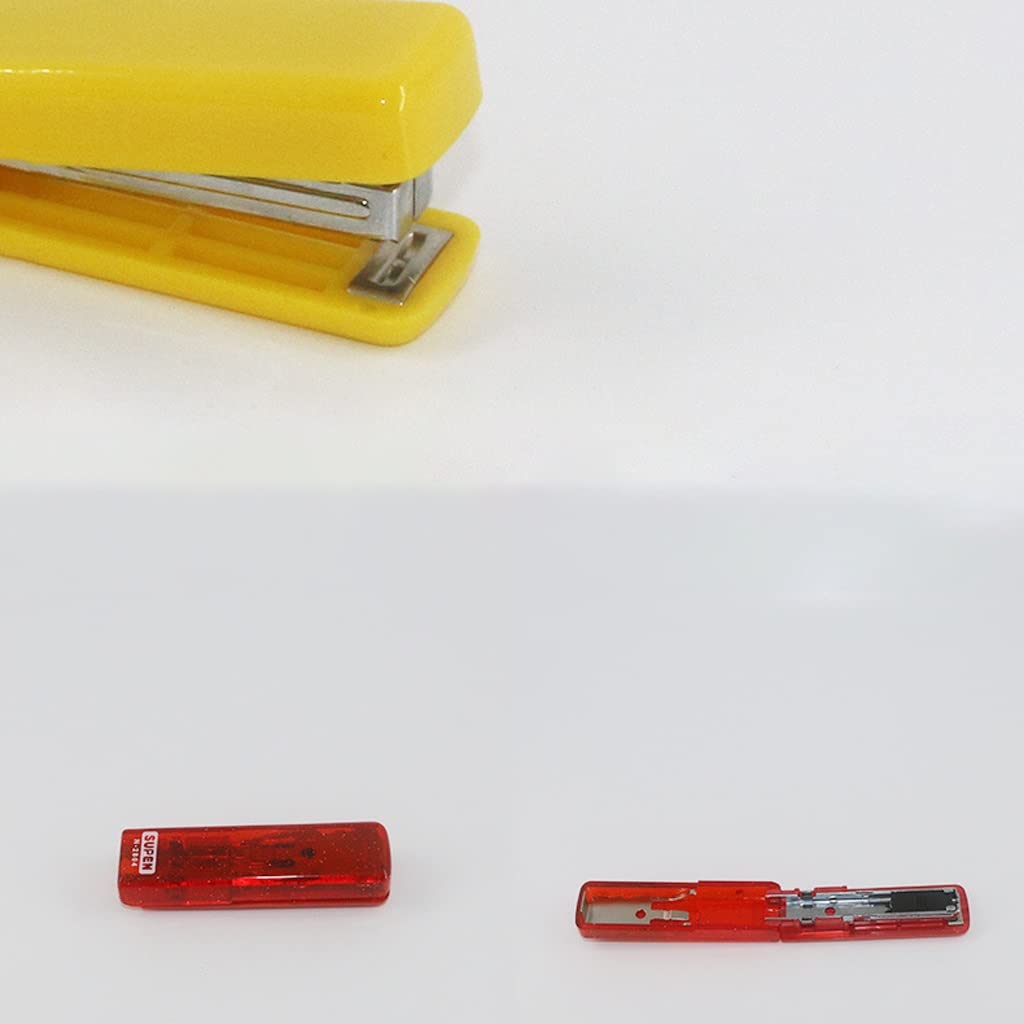 Schreibtischhefter, kreativer Hefter, Mikrohefter, Mini-Hefter, Büro, Studenten, Schreibwaren, Geschenk, geeignet für Büro, Schreibtisch, Bürobindung (Farbe: A)