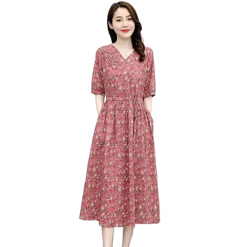 Robe décontractée chic en coton floral parfaite pour vos journées ensoleillées