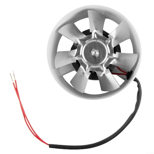 Ventilador de escape de metal de 100 mm diseñado para un funcionamiento de alta velocidad con vibración mínima en entornos densos (blanco)