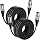 EBXYA XLR Cable 50ft 2 Packs - Premium Balanced Microphone Cable with 3-Pin XLR Male to Female Mic Speaker Cable, Black