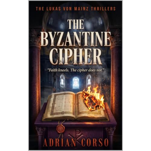 The Byzantine Cipher Audiolibro Por Adrian Corso arte de portada
