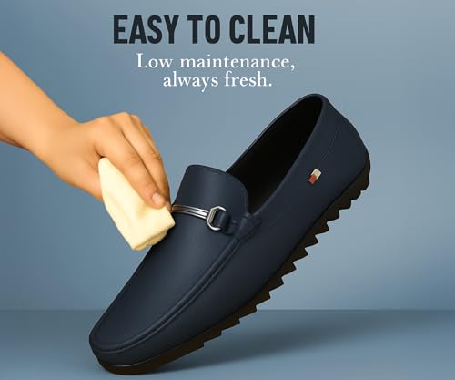 Image of Kraasa Men Premium Causal Loafers | Driving Loafers | Lighweight Slip-On's | Soft Cushioned Insole | Super Flexible, Comfortable for Men