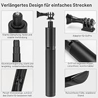 120CM Selfie Stick Stativ für Insta 360 X6 X5 X4 X3 GoPro Hero 13 DJI Osmo – Ansicht 4