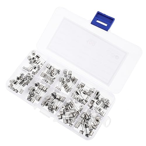 Kit de 200 fusibles de vidrio de acción rápida 5x20mm para electrodomésticos, electrónica y uso automotriz miniatura 7