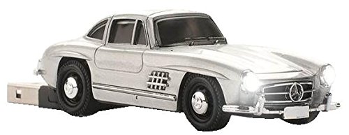 Click Car Clé USB, Mercedes Benz 300SL 4 Go par points Jeu Direct