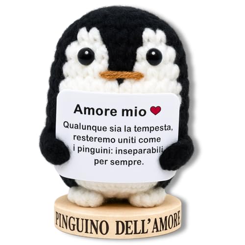 Pinguino Peluche dell’Amore – Regalo Romantico per Fidanzato o Fidanzata,