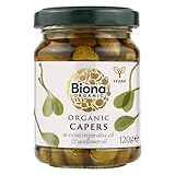 BIONA Organic Capers In Olive Oil, 120 GR