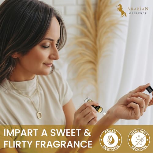 Arabian Opulence FR183 NIGHT TREASURE Roll-on Perfume Oil | Concentrated Fragrance Body Oil | Long Lasting Oil Based Perfume for Women | Travel Size Bottle Alcohol-Free (6ml) - Image 4
