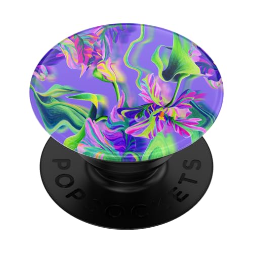 Image of PopSockets Phone Grip with Expanding Kickstand, Adhesive Grip - Bleary