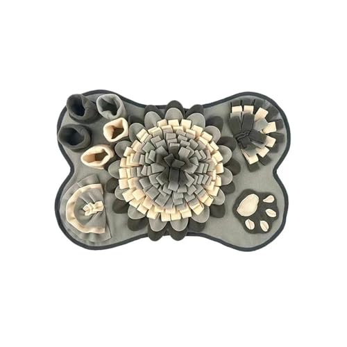 Pet Smell Mat Foraging Training Blanket Entertainment Interactive Dog Slow Food Educational Toys(Gray)