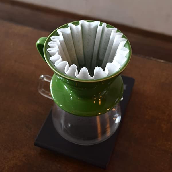 セントアンソニー コーヒードリッパー F70 グレー 陶器製 波佐見焼 日本製 2～３杯用 & 27592 スローコーヒースタイル