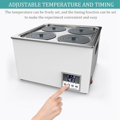 Digital Laboratory Water Bath with Precise Temperature Control and Timing Function for Scientific Research and Lab Experiments