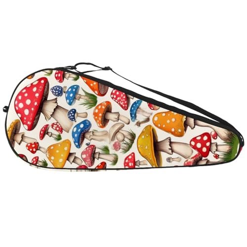Housse pour raquette de tennis violette sac transport sangle réglable