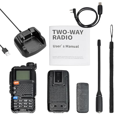 UAYESOK QUANSHENG UV-5R PLUS Handheld Ham Radio with Programming Cable - Image 2