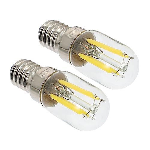 HOMSFOU 2piezas Bombilla Led Para Nevera Regulable Luz Blanca Fría y Segura Unidades Compatible Con Electrodomésticos y Accesorios Frigoríficos Fácil Instalación Resistente Al Agua