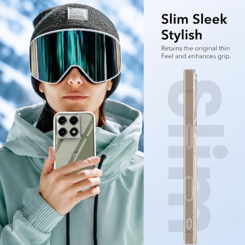 Image of Lifetime Anti-Yellow Clear Back Cover Case for Motorola Edge 70 Pro (Sleek Crystal Hard Back | Shockproof Protection with Camera Protection)