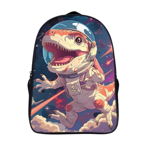 Mochila escolar infantil ergonómica de dinosaurio con gran capacidad