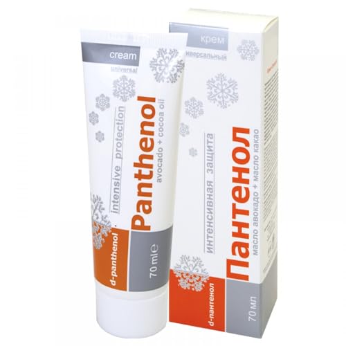 Panthenol Cream for Burns, Sunburn & Dry Skin – With D-Panthenol, Avocado & Cocoa Oil – Fast Relief for Irritation, Minor Cuts & Chafing – Deep Hydration & Skin Repair for Face & Body – 75ml/2.54oz
