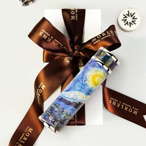 Morlenscope The Starry Night Kaleidoscope,5.5" Handmade Rotatable Oil-Filled Core Box Full Visual Kaleidoscope Kit,Vintage Gift Box,Anniversary Birthday Gift for Man Woman (The Starry Night) by Morlenscope - Image 8