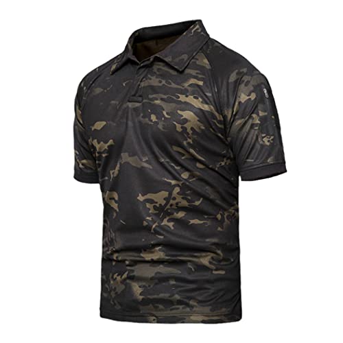 Polo d'été respirant manches courtes vêtement anti-transpiration séchage rapide taille XL