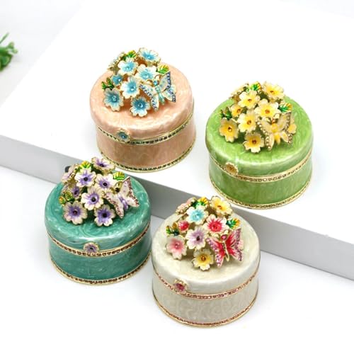 Boîte à bijoux papillon et fleur, le cadeau idéal pour ranger ses colliers - 3