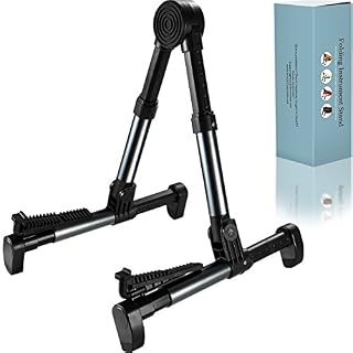 Nordic Essentials Support pour guitare acoustique/électrique/classique et violon, ukulélé, basse pliable et léger pour… - Les Beatles, Paul McCartney, John Lennon, RIngo Starr, George Harrison