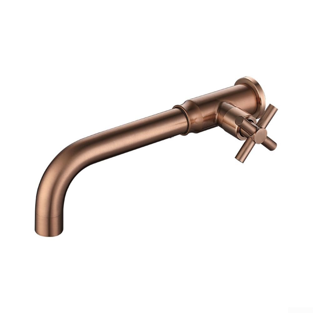 Robinet mural eau froide anti-corrosion en acier SUS304 pour stopper les fuites de votre évier