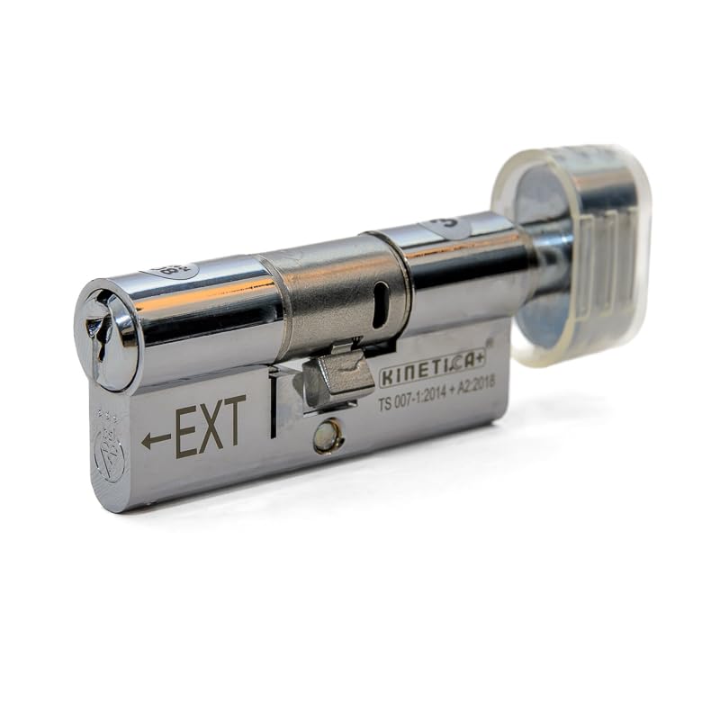 UAP Kinetica+ K4 3* Kitemarked Key & Turn Euro Cylinder Door Lock, Unparalleled Home Security & Safety System, with Bio Key - Image 2