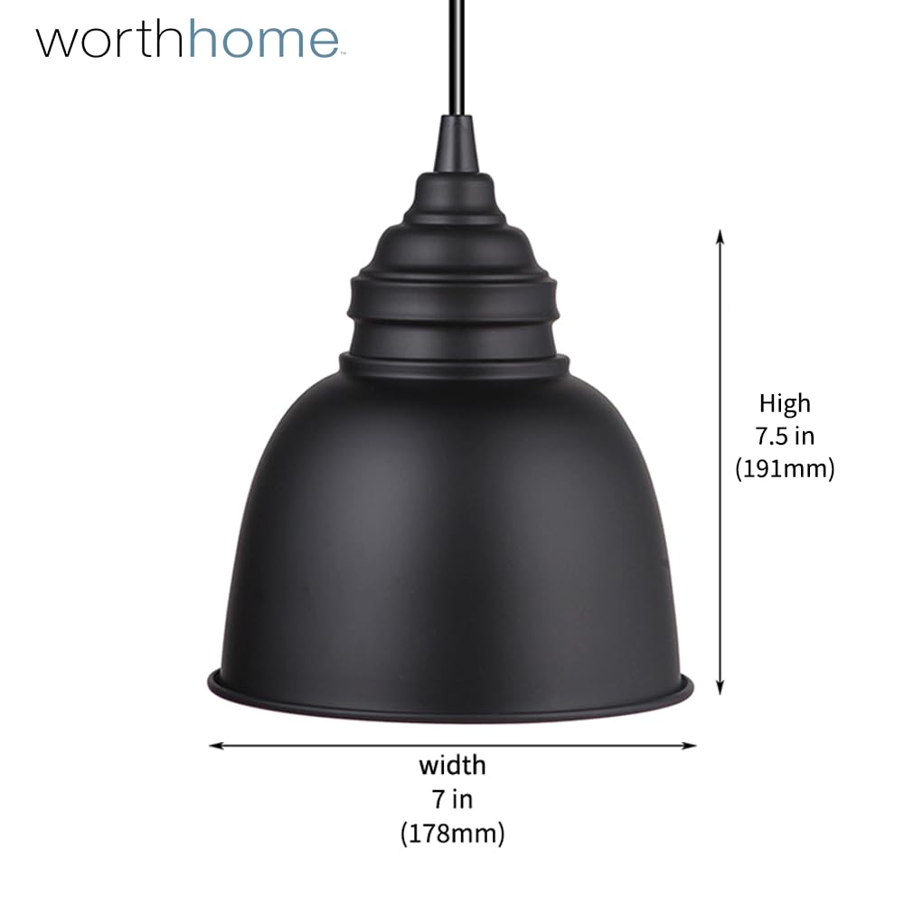 Amazon | Worth Home Products - インスタントペンダントライト 