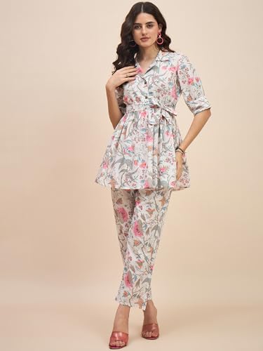 Image of Truvon Fashions Women's Co-Ords Set, Kurta and Pant Set