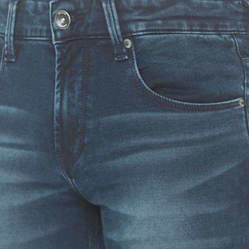 Image of Spykar Men's Skinny Jeans (SKN-01BB-34 Mid Blue 32)