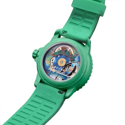 Image of 22 MM Watch Strap Replacement for Blancpain X Swatch with Hex Spanner Quick Release Silicone Watch Band Compatible with Bioceramic SCUBA Fifty Fathoms