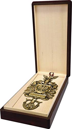 Polart Polish Gifts Poland Coat Of Arms Brass Wooden Gift Boxed Door Knocker With Reversible Two Sided, Witamy Welcome, Plate Design #TOP1