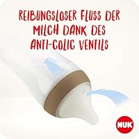 NUK Perfect Match Babyflaschenset | Ab 0 Monate | Passt sich dem Baby an | 3 Anti-Colic-Babyflaschen und Space-Schnuller | Disneys Winnie Puuh | 4 Stück – Ansicht 5