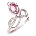 FAPPAC Infinity Flower Statement Ring Enriched with Swarovski Crystals - 8