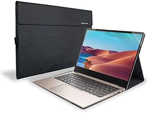 Honeymoon Case Cover Compatible with Lenovo Yoga 9i/Yoga 7i/Yoga 7 2 in 1 & Yoga C940/C740 14 Inch [NOT FIT Yoga Slim 7/7i/7i Pro] PU Leather Protective Case Cover Laptop Accessories,S022-14-Black