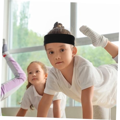 GALPADA 4Pcs Sports Headbands Wicking Sweatbands for Boys Elastic Athletic Accessories for Football Soccer Volleyball and Daily Wear4
