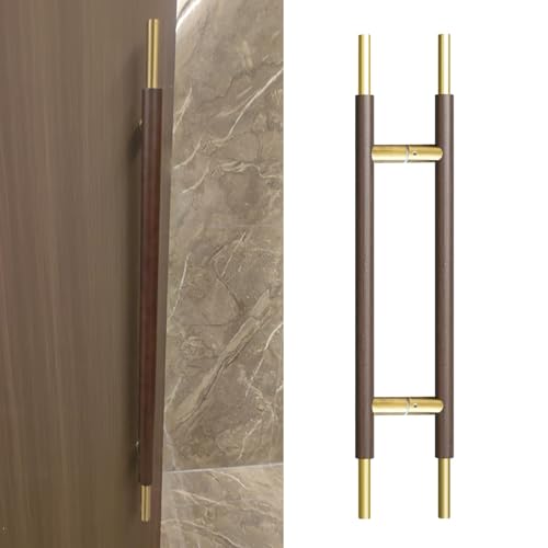 Double-Sided Wooden Sliding Door Handle - Easy Install Push Pull