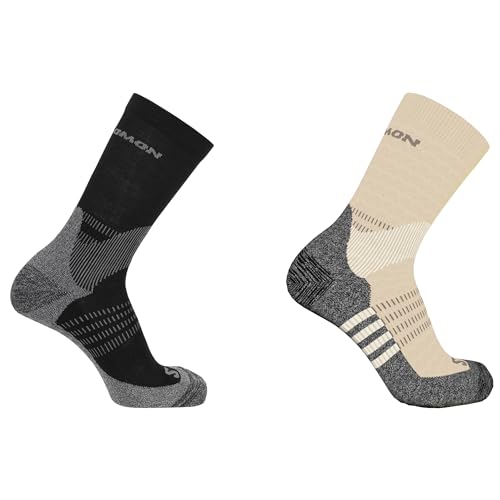 [�T������] �\�b�N�X �C�� 2���Z�b�g X ULTRA ACCESS CREW 2-PAC (�G�b�N�X�E���g�� �A�N�Z�X �N���[ 2�p�b�N) LC2256800 BLEACHED SAND/BLACK L