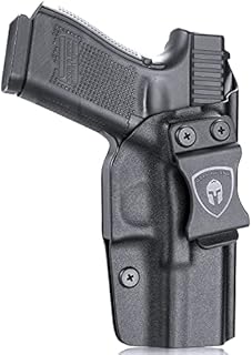 G17/19 Holster, IWB Kydex Holster Fit: Glock 17/19/19X/26/44/45 Gen(1 2 3 4 5) & Glock 23/32 Gen(3-4) Pistol - Not for G23 Gen 5, Inside Waistband Condealed Carry, Adj.Cant&Posi-Click Retention, Right