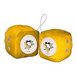 FANMATS 32004 Pittsburgh Penguins Team Color Fuzzy Dice Décor 3