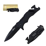 XIPHIAS Multifunctional Pocket Folding Knife - Ultimate Valentine's & Gift-Ready Tool for Him with Window Breaker, Car Emergency, Camping | Gift for Husband, Boyfriend, Dad