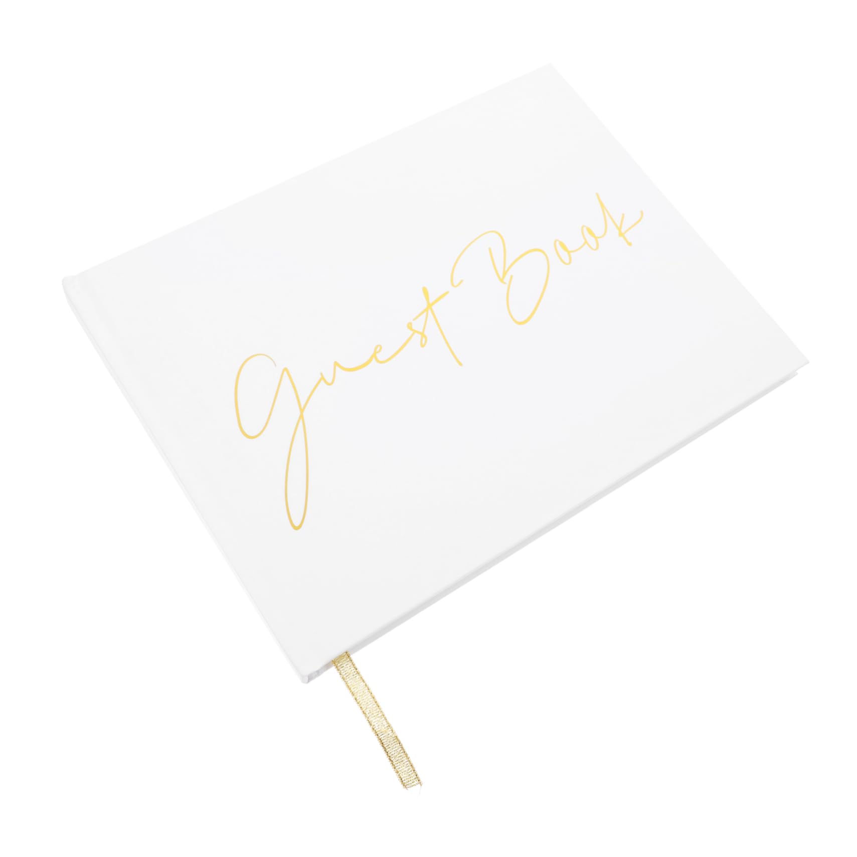 Tofficu Gästebuch zur Hochzeit aus Papier 120 Blatt Weiß mit Platz für Unterschriften und Briefe für Party und Unvergessliche Erinnerungen